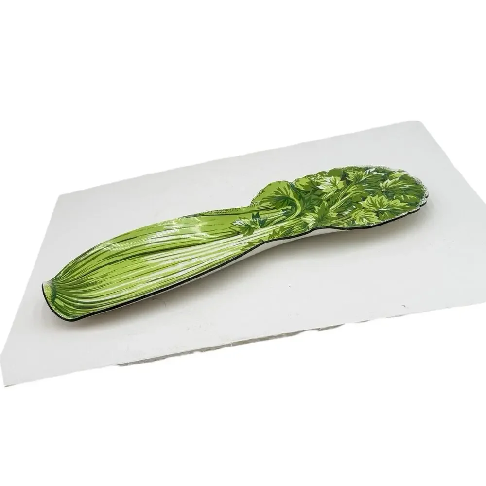 Vtg 1960's Stotter Settings‎ Celery Platter Serving Tray Melamine 17